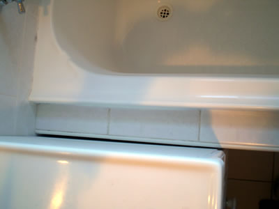 Major chip repair, bathtub repair
